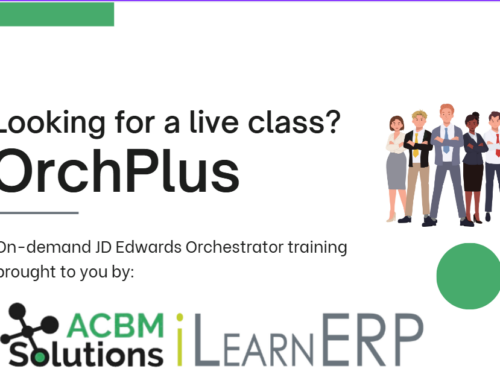 OrchPlus: On-Demand JD Edwards Training